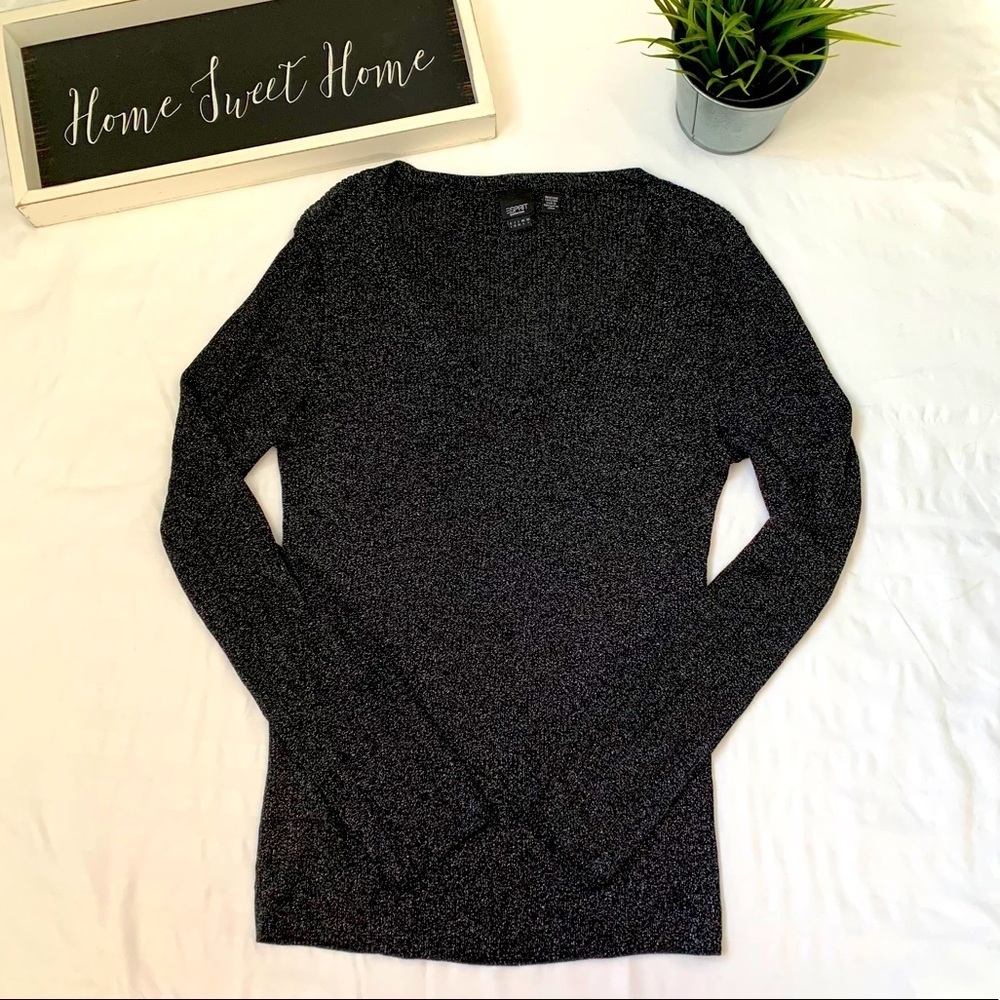 ESPRIT COLLECTION SPARKLY LONG SLEEVE TOPS